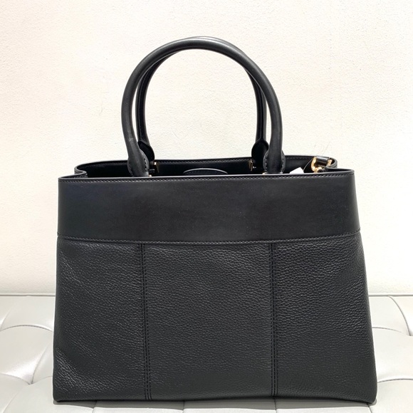 Michael Kors Gramercy LG Pebbled Leather Satchel Crossbody - Picture 2 of 9